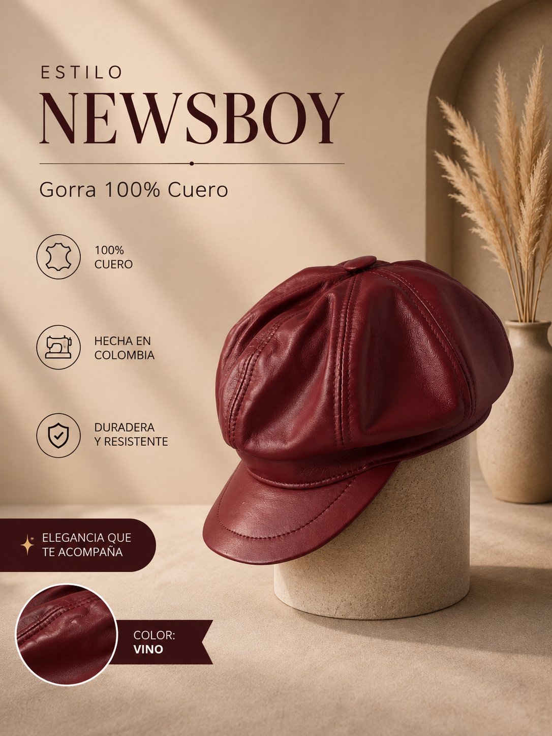 GORRA NEWSBOY