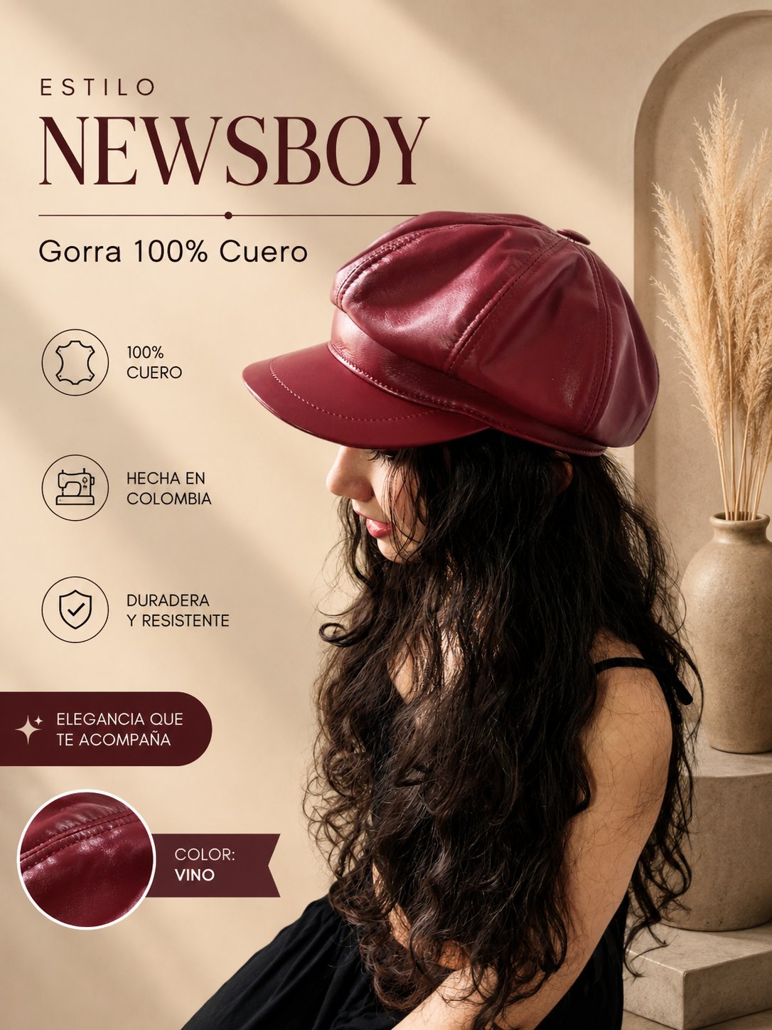 GORRA NEWSBOY