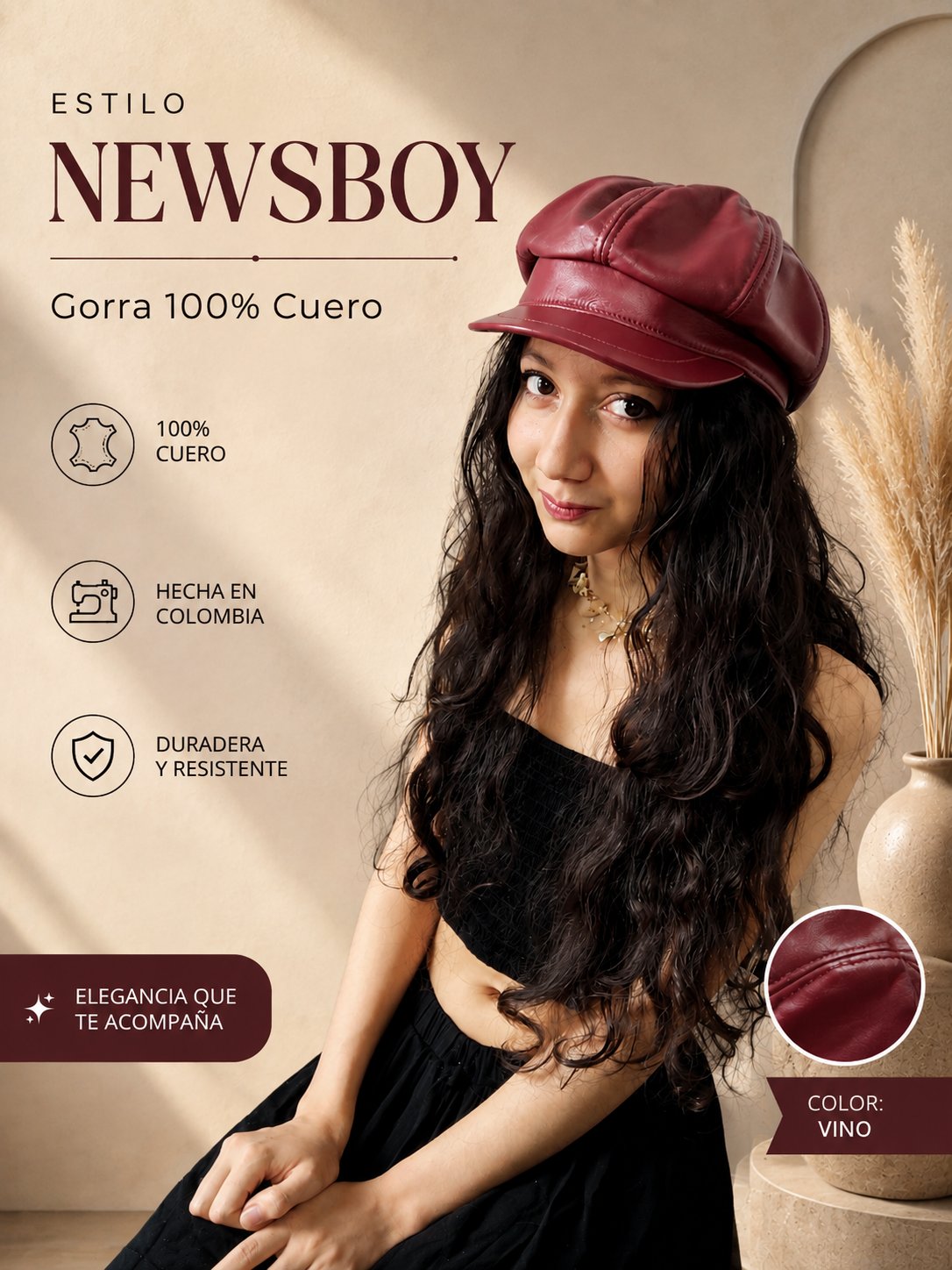 GORRA NEWSBOY