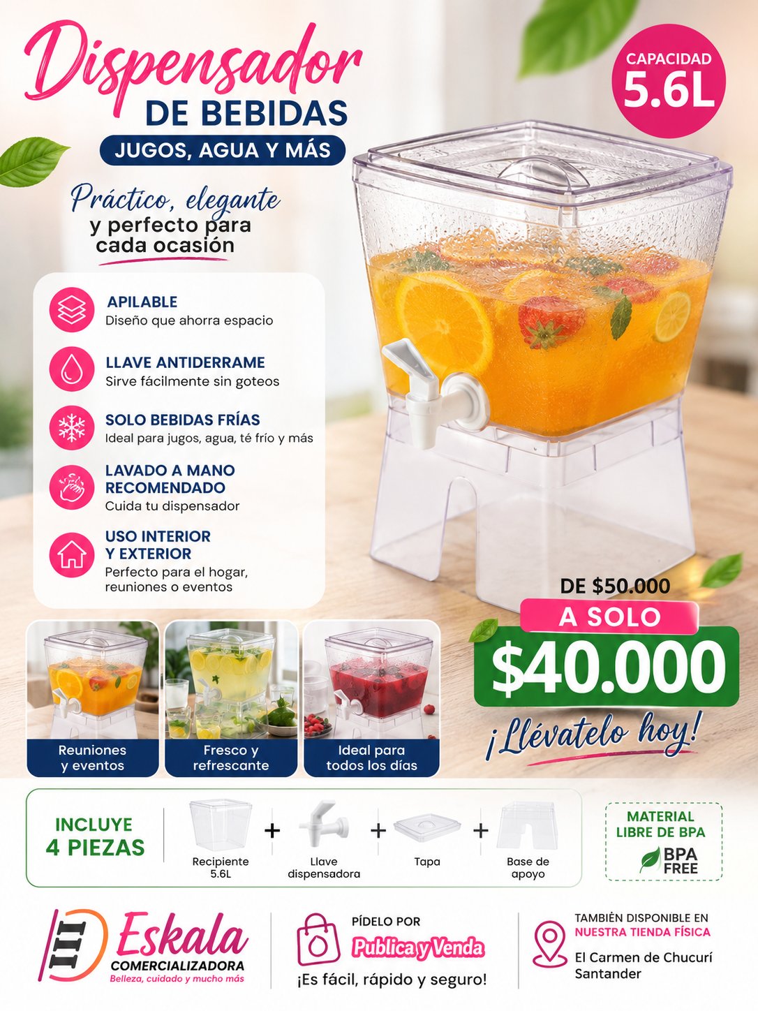 Dispensador de bebidas